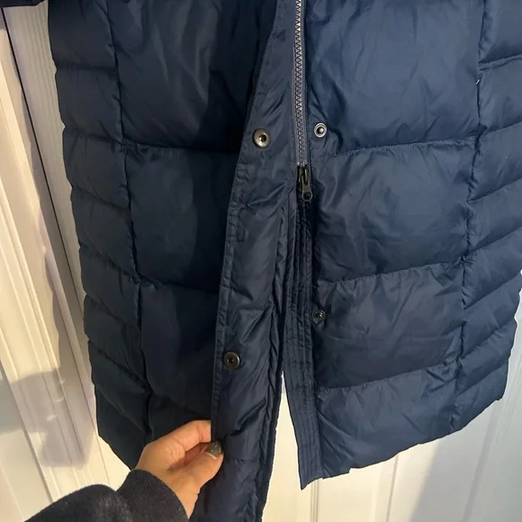 Eddie Bauer Women's Blue Down Puffer Coat - Picture 3 of 11